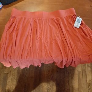 NWT SUPER SOFT TORRID ORANGE CIRCLE SKIRT